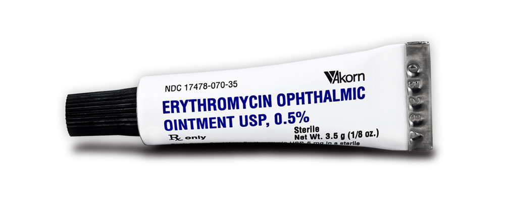 داروی مورد نیاز چشم مصنوعی اریترومایسین